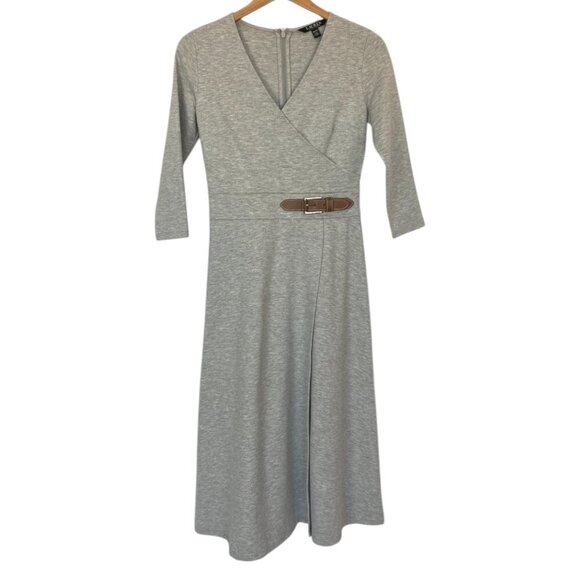 Lauren Ralph Lauren Buckled Ponte Dress - Picture 3 of 13